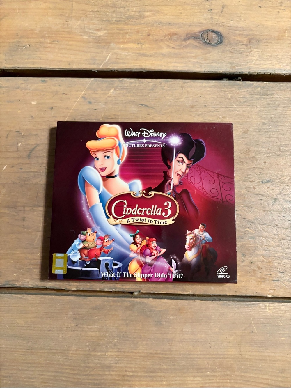 Disney Cinderella 3: A Twist in Time Video CD (VCD) Rare